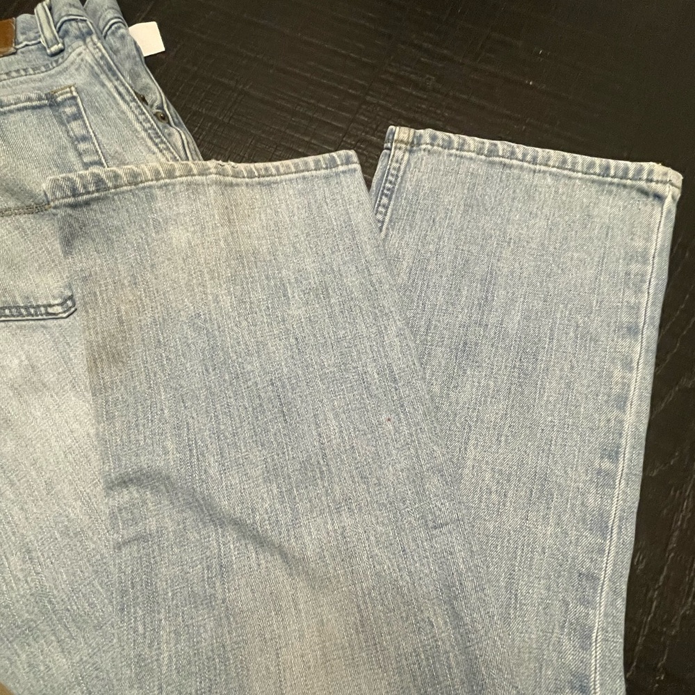 (9)-Lee Jeans L642 Modern Series Relaxed Fit Straight Leg, 5 pocket Zip Up denim - Picture 7 of 8